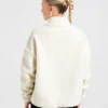Oversized-Fleecejacke mit Reißverschluss