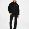 Oversized-Fleecejacke mit Reißverschluss