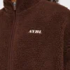 Oversized-Fleecejacke mit Reißverschluss