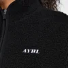 Oversized-Fleecejacke mit Reißverschluss