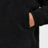 Oversized-Fleecejacke mit Reißverschluss