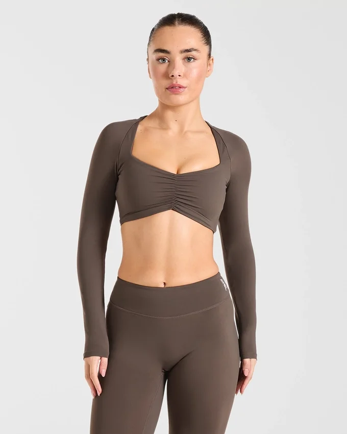 Physique Langarm-Crop-Top