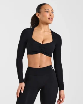 Physique Langarm-Crop-Top