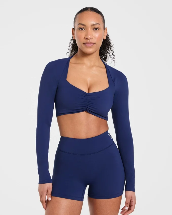 Physique Langarm-Crop-Top