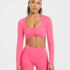 Physique Langarm-Crop-Top