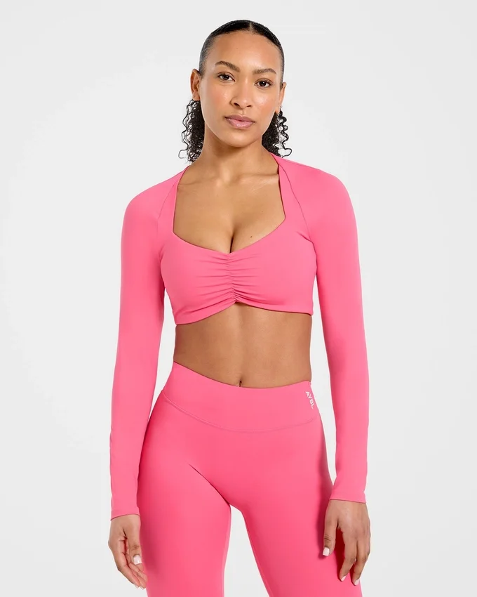 Physique Langarm-Crop-Top