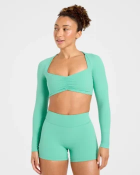 Physique Langarm-Crop-Top