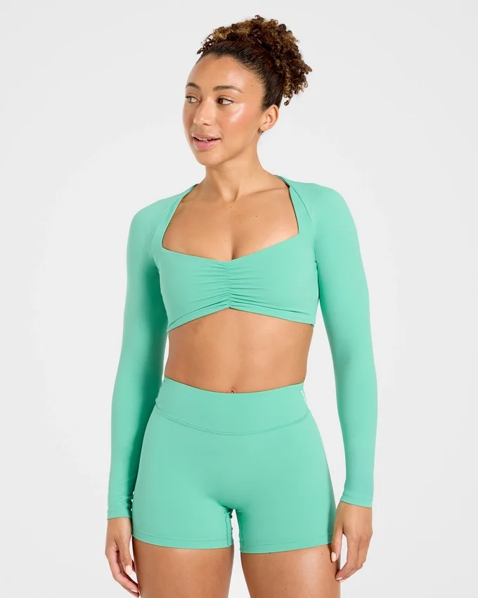 Physique Langarm-Crop-Top