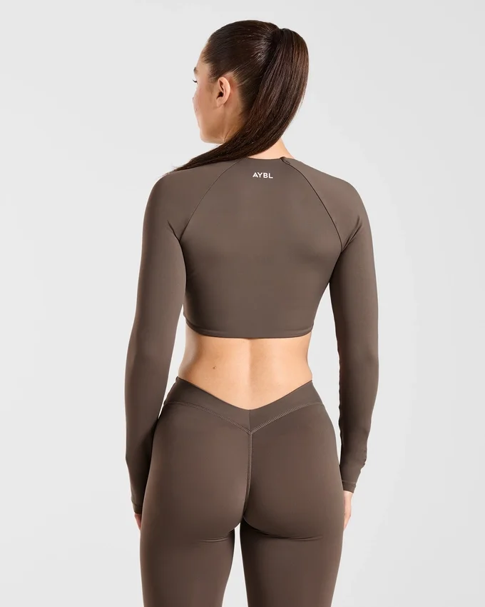 Physique Langarm-Crop-Top