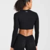 Physique Langarm-Crop-Top