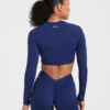 Physique Langarm-Crop-Top