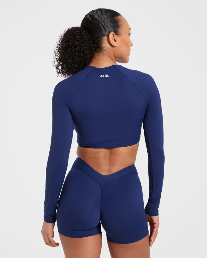 Physique Langarm-Crop-Top