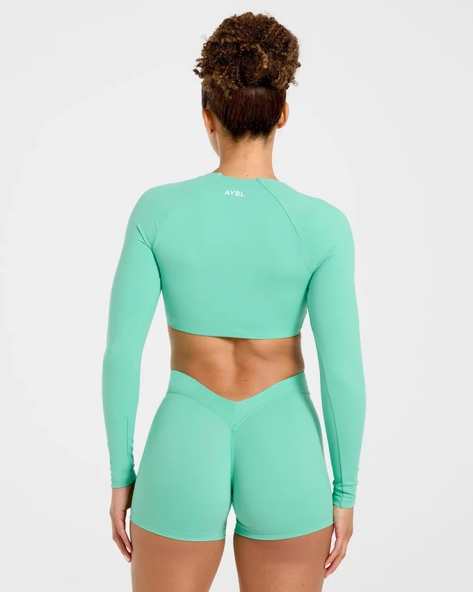 Physique Langarm-Crop-Top