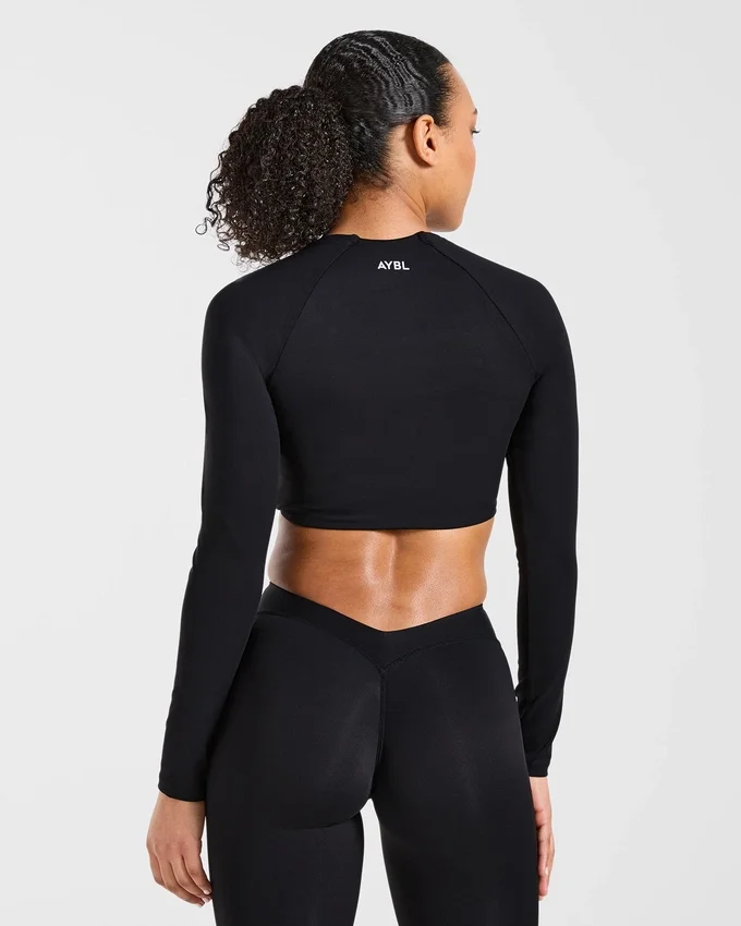 Physique Langarm-Crop-Top