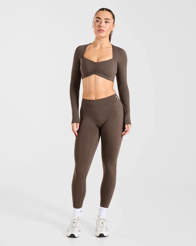 Physique Langarm-Crop-Top