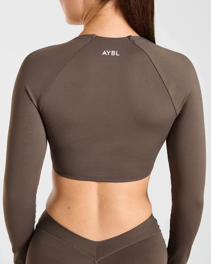 Physique Langarm-Crop-Top