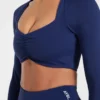 Physique Langarm-Crop-Top