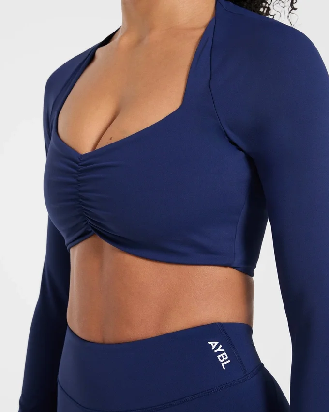 Physique Langarm-Crop-Top