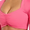 Physique Langarm-Crop-Top