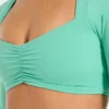 Physique Langarm-Crop-Top