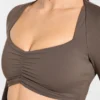 Physique Langarm-Crop-Top