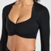 Physique Langarm-Crop-Top