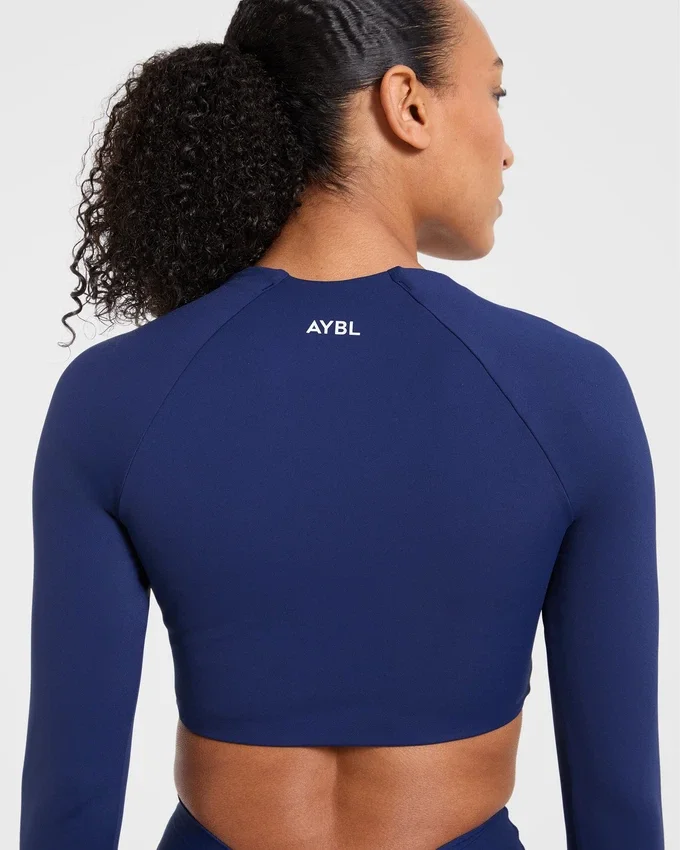 Physique Langarm-Crop-Top