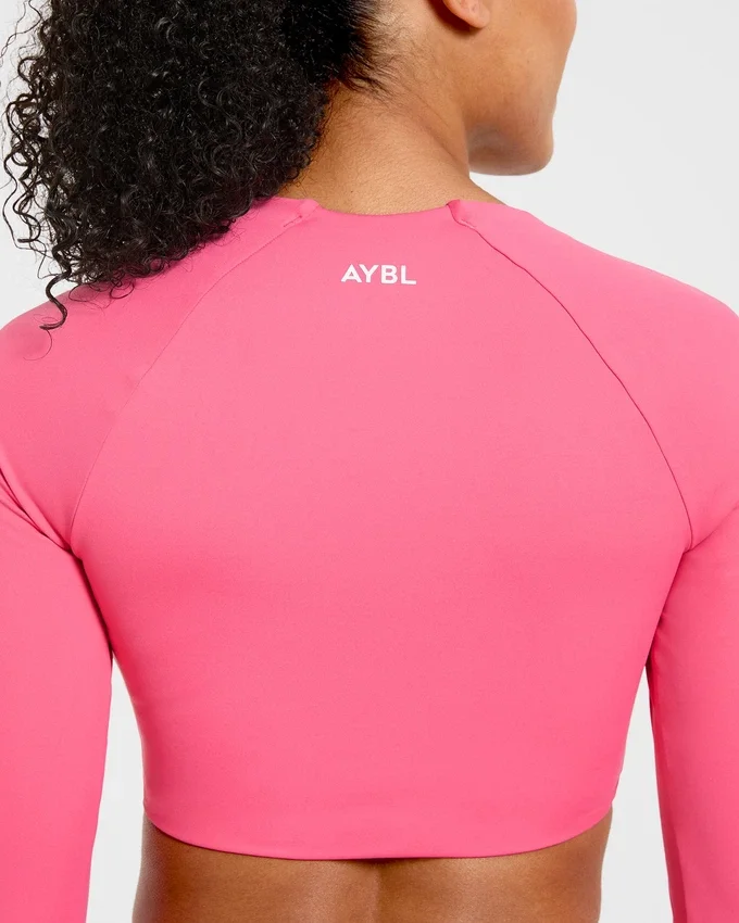 Physique Langarm-Crop-Top