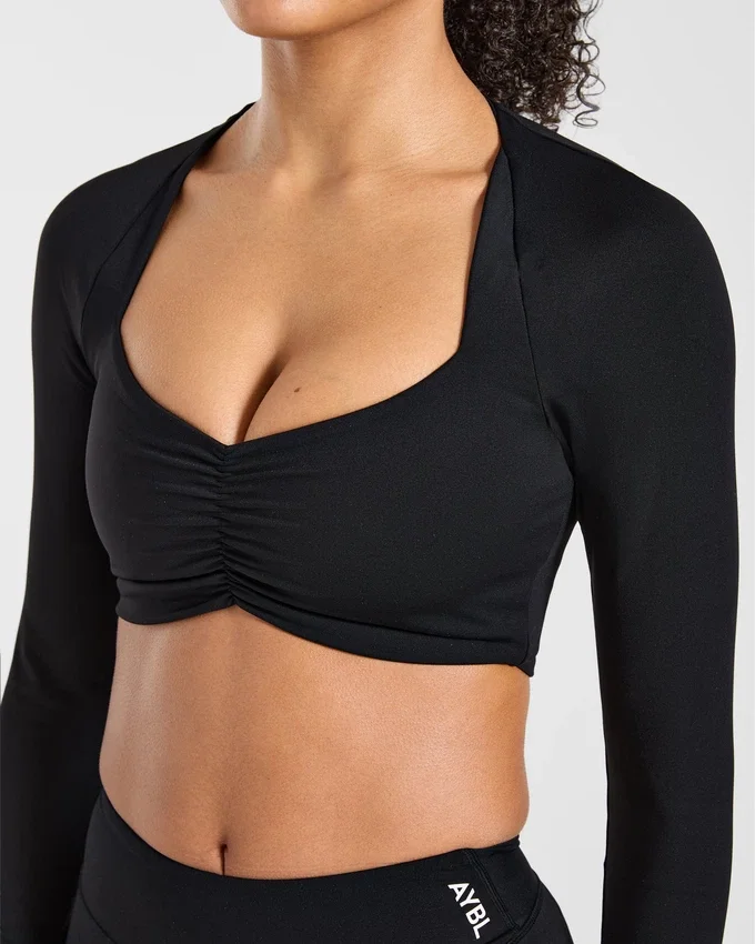 Physique Langarm-Crop-Top