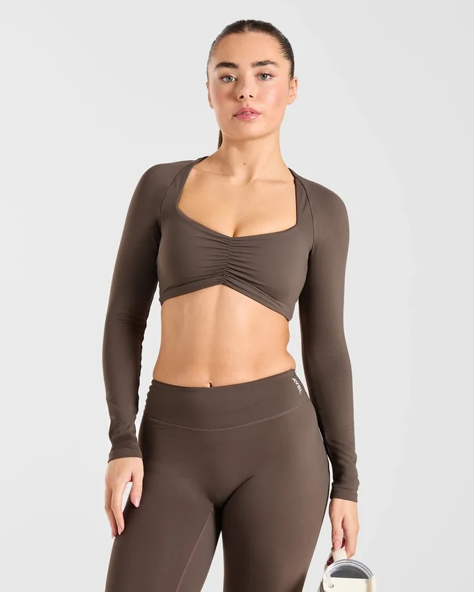 Physique Langarm-Crop-Top