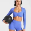 Physique Langarm-Crop-Top