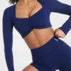 Physique Langarm-Crop-Top