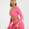 Physique Langarm-Crop-Top