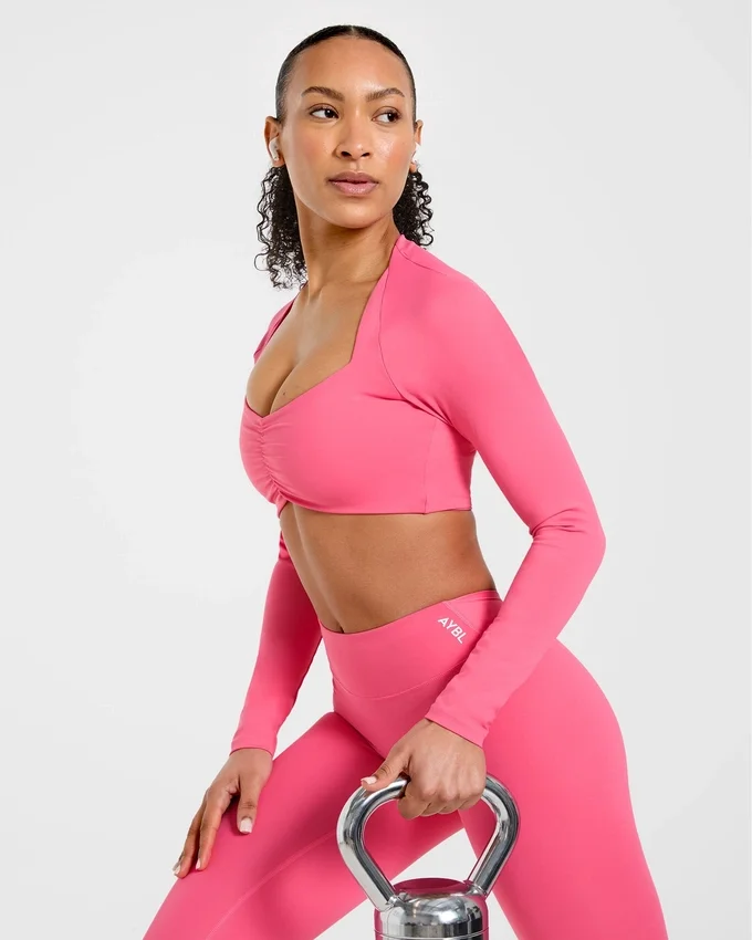 Physique Langarm-Crop-Top