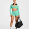 Physique Langarm-Crop-Top