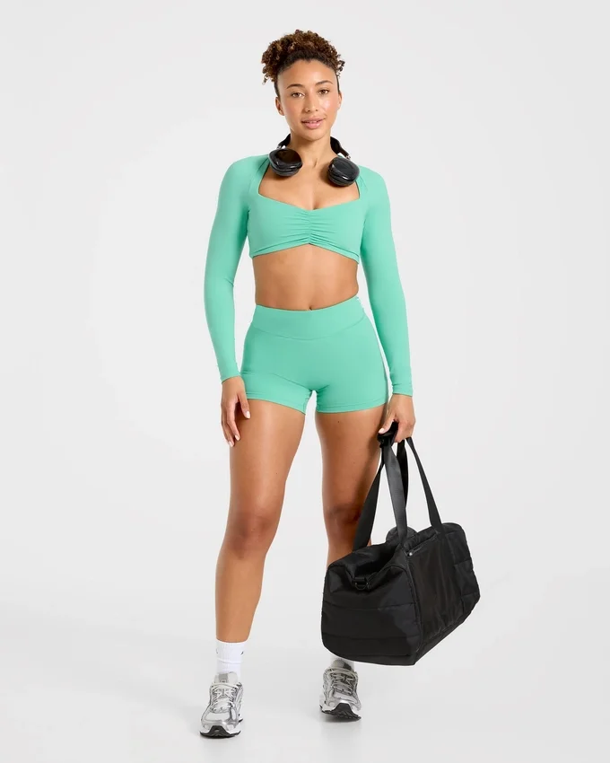 Physique Langarm-Crop-Top