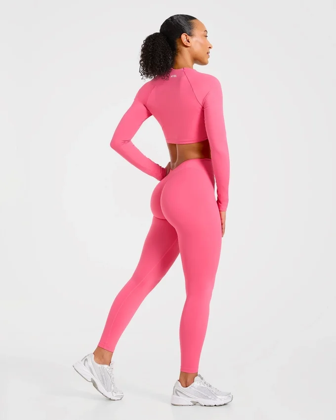 Physique Langarm-Crop-Top