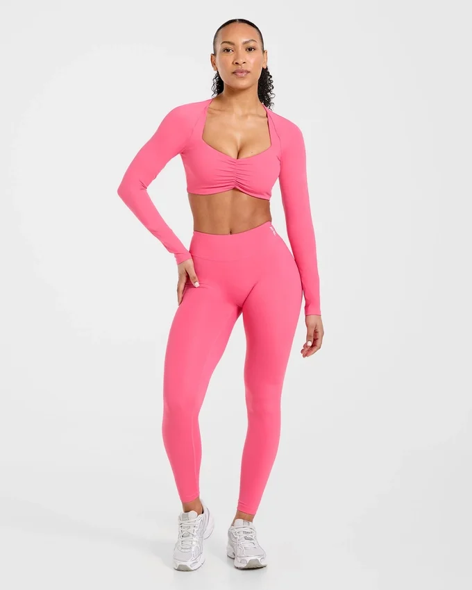 Physique Langarm-Crop-Top