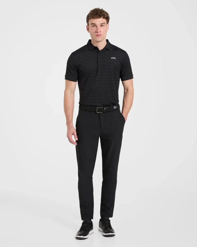 Polohemd mit klassischen Streifen