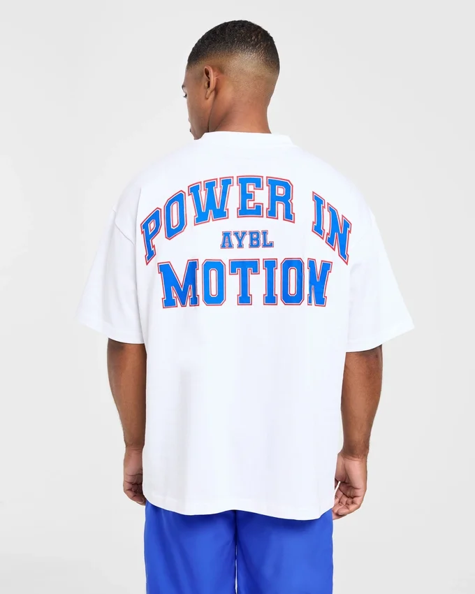 „Power In Motion“ Oversize-T-Shirt