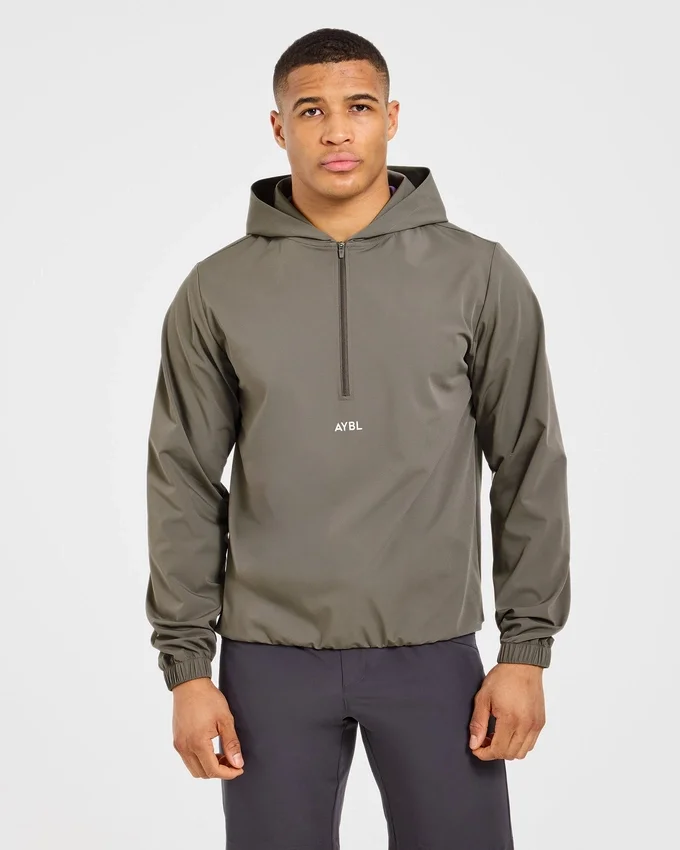 Precision 1/4-Reißverschluss-Windpullover
