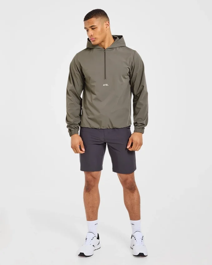 Precision 1/4-Reißverschluss-Windpullover