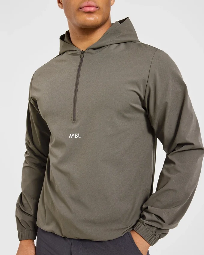 Precision 1/4-Reißverschluss-Windpullover