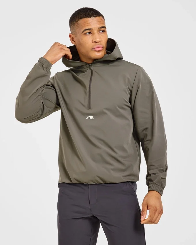 Precision 1/4-Reißverschluss-Windpullover