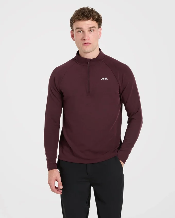 Precision Hybrid Pullover mit 1/4-Reißverschluss