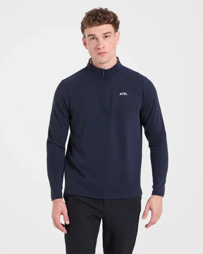 Precision Hybrid Pullover mit 1/4-Reißverschluss