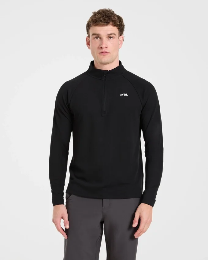 Precision Hybrid Pullover mit 1/4-Reißverschluss