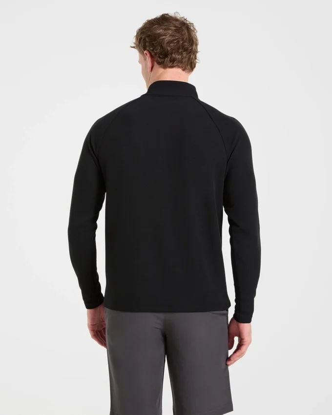 Precision Hybrid Pullover mit 1/4-Reißverschluss
