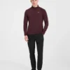 Precision Hybrid Pullover mit 1/4-Reißverschluss