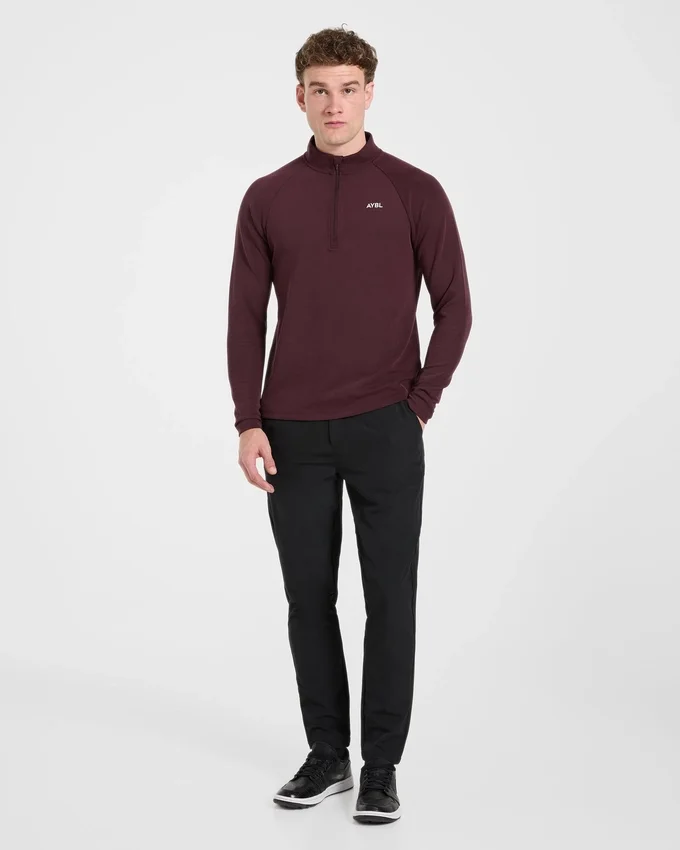 Precision Hybrid Pullover mit 1/4-Reißverschluss